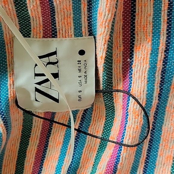 Zara Textured weaved open front jacket - Picture 12 of 16